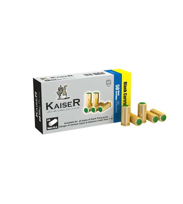 KAISER 9 mm LONG (2,500) Blank Cartridge
